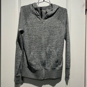 90 Degree By Reflex gray zipper up. Size medium.